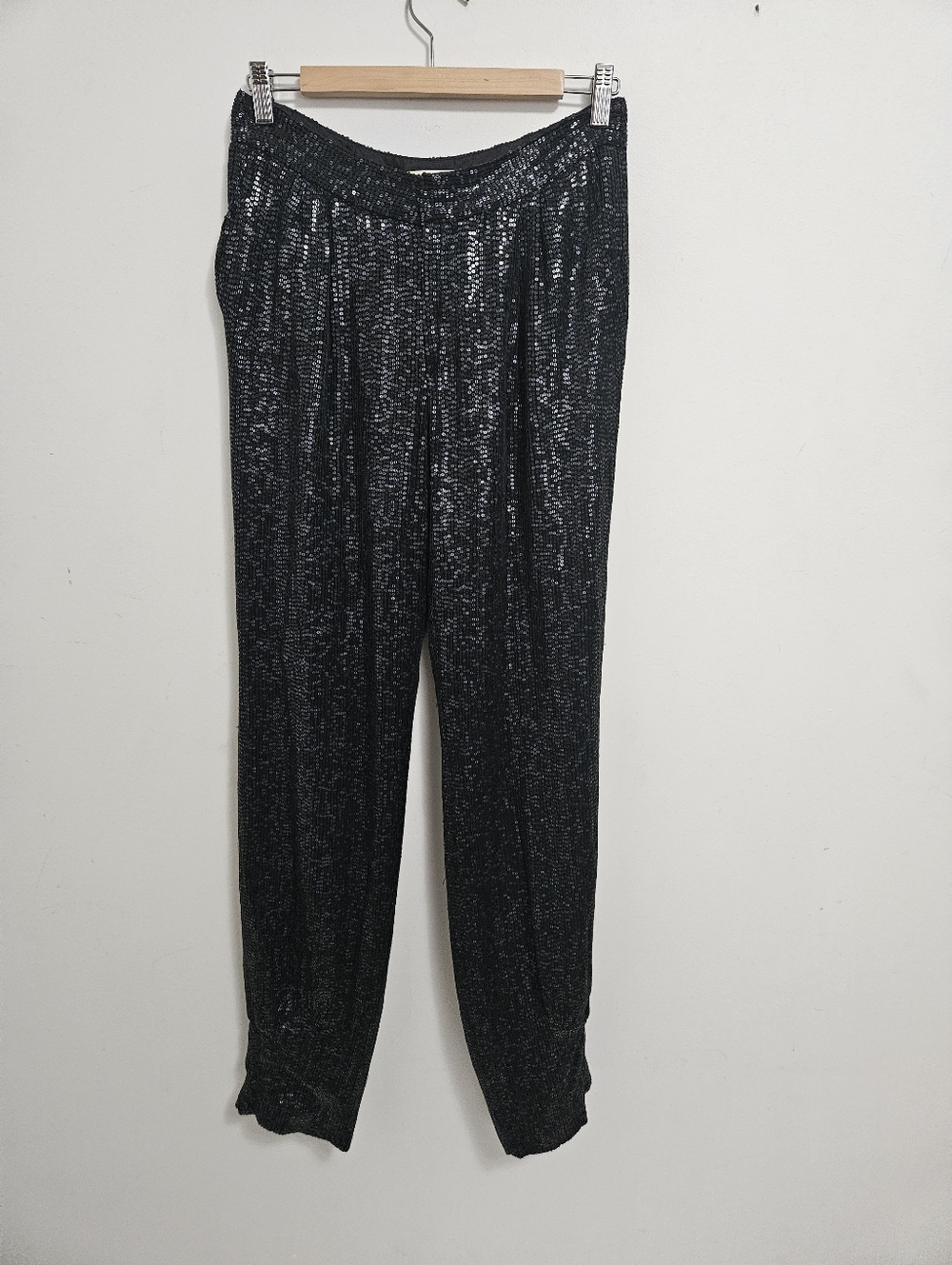 Erin Fetherston Sequins Bubble Pants Sz 6 Black